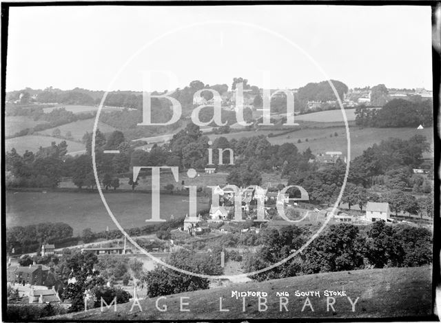 View of Midford with South Stoke in the background, c.1930s