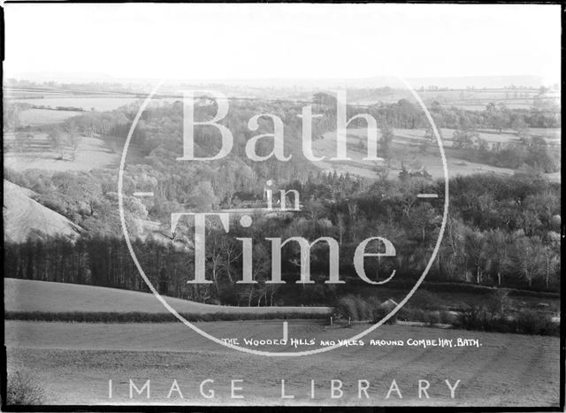 The wooded hills and vales around Combe Hay, Bath c.1930s