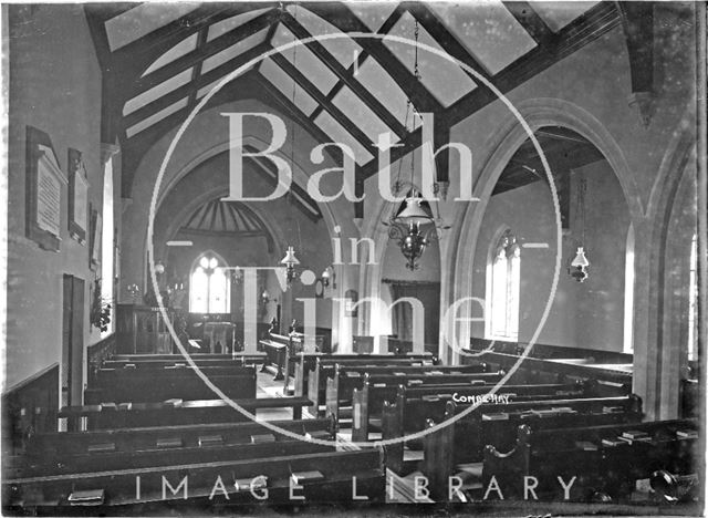 Inside Combe Hay Church c.1930s