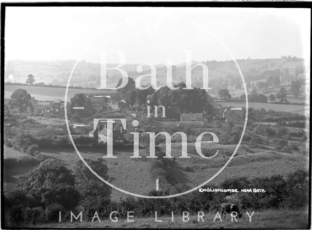 View of Englishcombe from Twerton Roundhill c.1930s