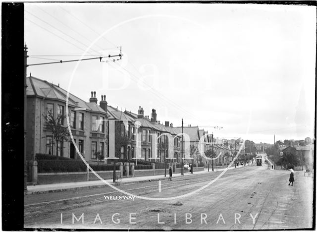 Wellsway looking down to the north c.1908