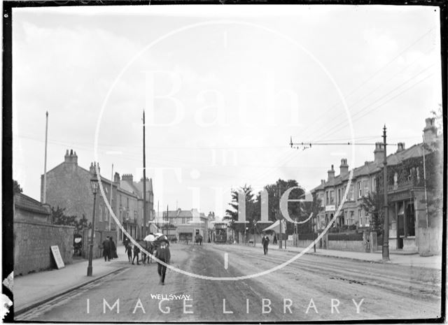 The Wellsway at Bear Flat, c.1905