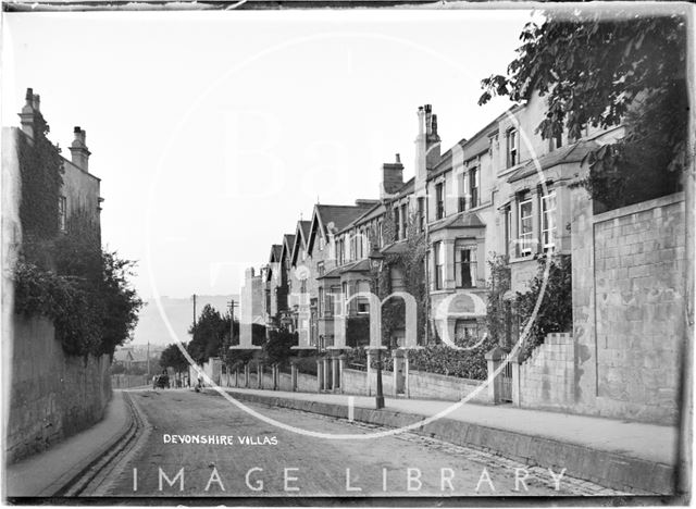 Devonshire Villas, Entry Hill c.1908