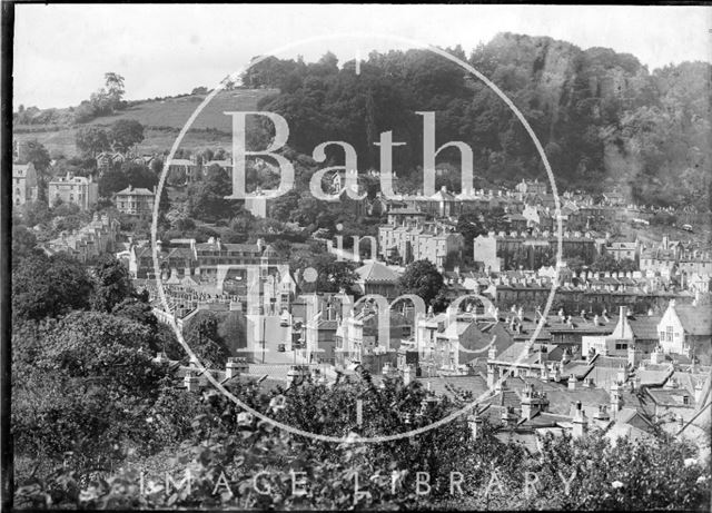 View of Bath towards Widcombe and Beechen Cliff, c.1936