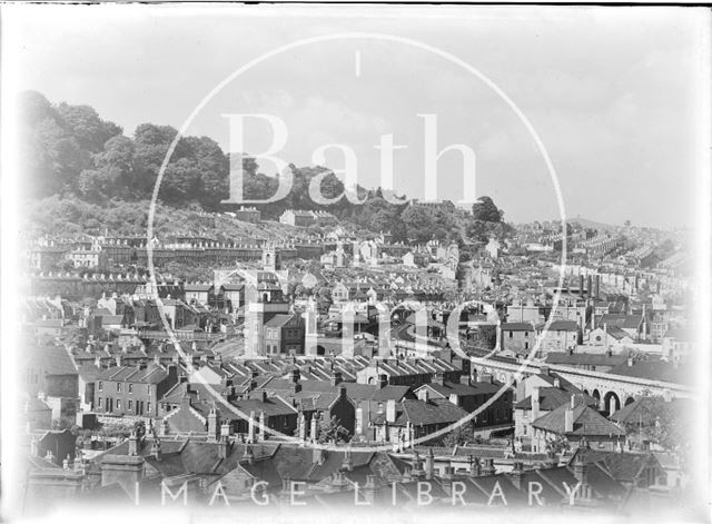 View of Bath from Sydney Buildings, c.1936