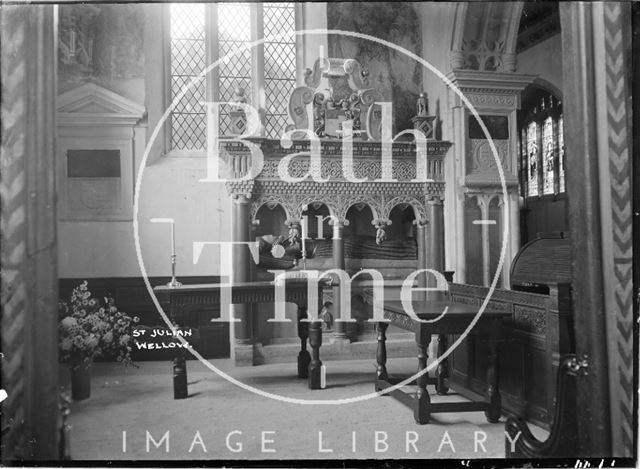 St Julian's Church, Wellow, c.1952