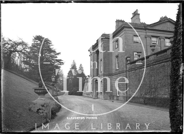 Claverton Manor, west entrance, c.1930s