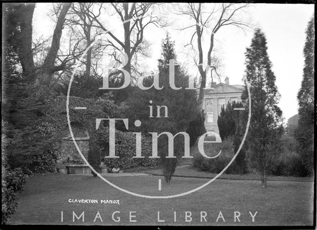 Claverton Manor from gardens, c.1930s