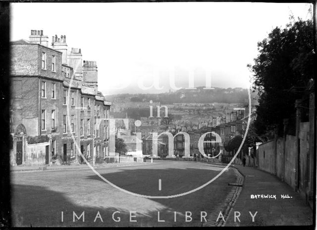 View down Bathwick Hill, c.1938