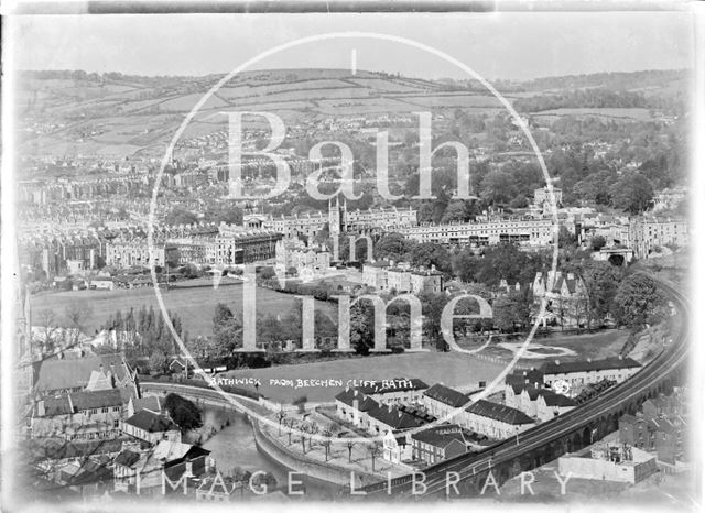 View of Bath from Beechen Cliff, c.1938