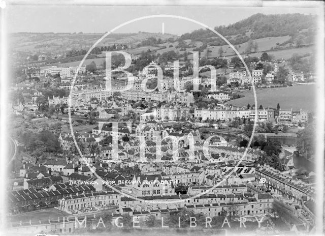 Bathwick from Beechen Cliff No. 2, 2 April 1950