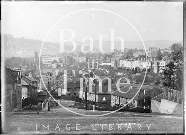 View from the Tyning, 1950