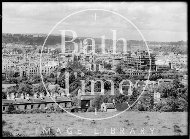 View of Bath looking over Sydney Buildings c.1930s
