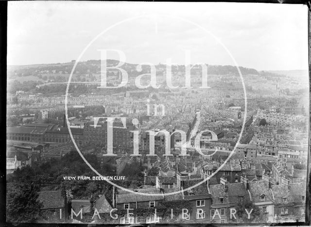 View of Bath from Beechen Cliff, 1906