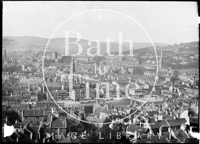 View of Bath from Beechen Cliff, 1906