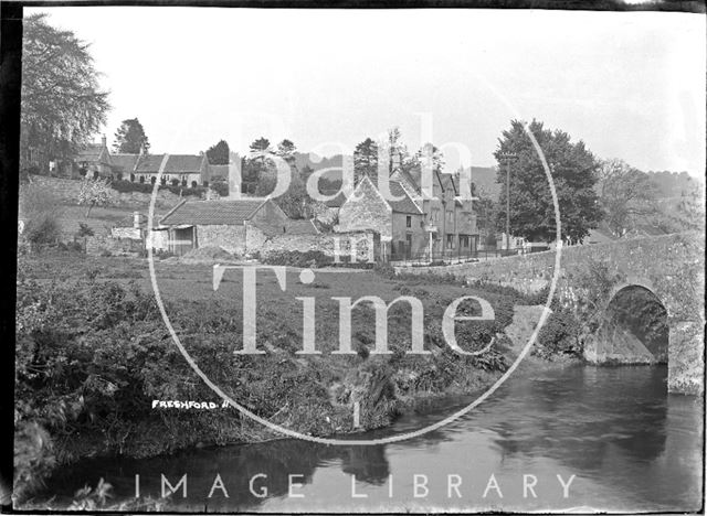 The river and Inn at Freshford No.11, c.1938