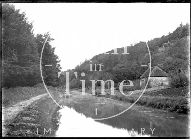 The Kennet and Avon Canal, Limpley Stoke and abandoned building c.1930