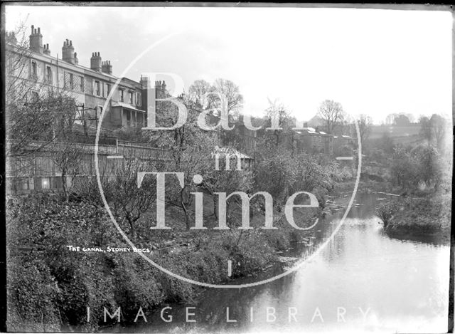 The Kennet and Avon Canal, Sydney Buildings, Bath c.1930