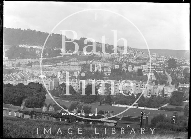 Eastbourne, Grosvenor and Larkhall, from the Warminster Road, c.1907