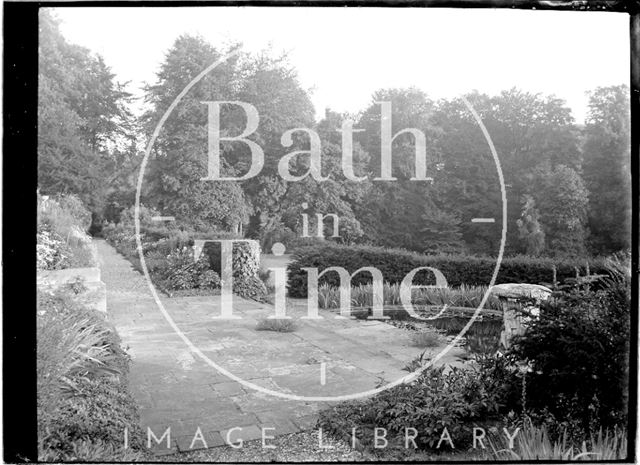 Gardens, Widcombe Manor c.1927