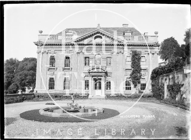 Widcombe Manor, main elevation c.1927