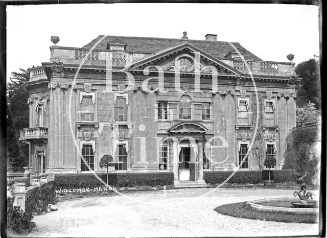 Widcombe Manor, main elevation c.1927