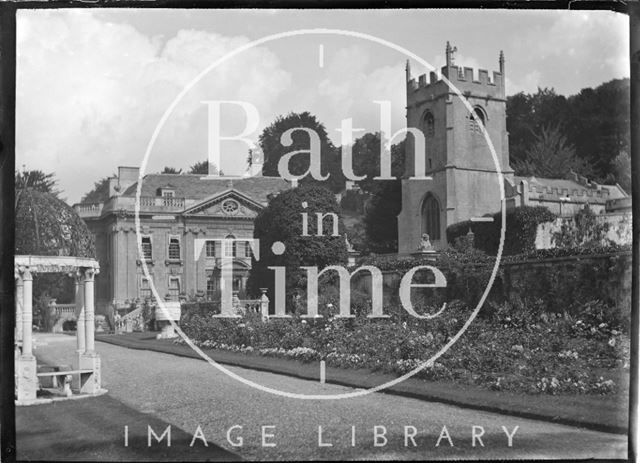 Widcombe Manor and garden c.1928