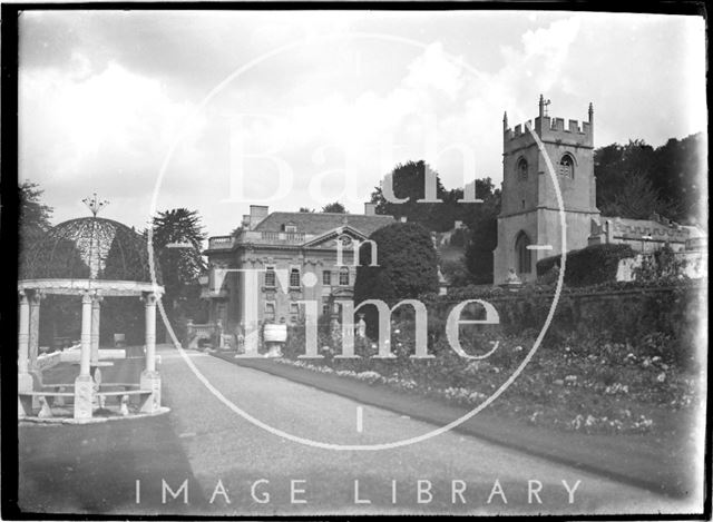 Widcombe Manor and garden c.1928