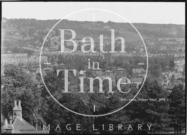 View of Bath from Camden Crescent No. 3, 1936