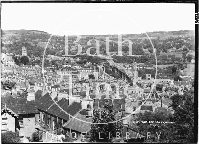 View of Bath from Camden Crescent No. 1?, 1936