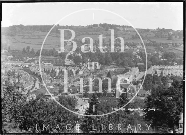 View of Bath from Camden Crescent No. 2, 1936