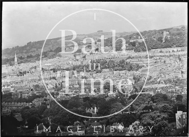 View of Bath from Sham Castle No.3 c.1930s