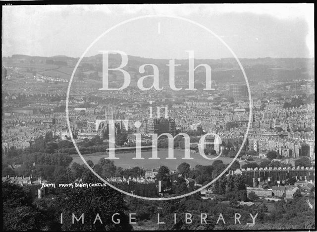 View of Bath from Sham Castle, c.1930s