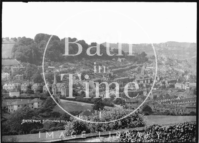 View of Bath from Bathwick Hill c.1930