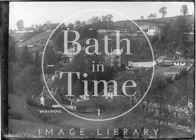 View of Lyncombe Vale towards Lyncombe Hall c.1910