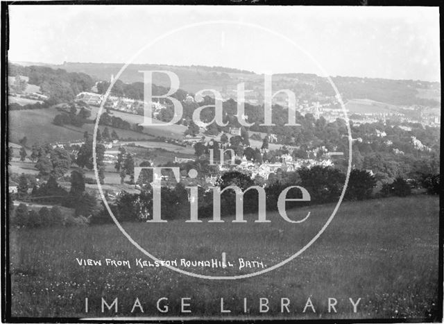 View of Bath from Kelston Roundhill, c.1935