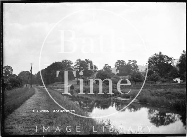 The Canal, Bathampton c.1920