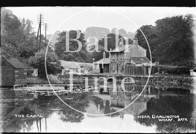 The Canal near Darlington Wharf, Bath c.1920