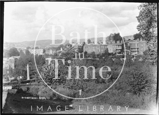 View of Sydney Buildings, Bath pre-1937