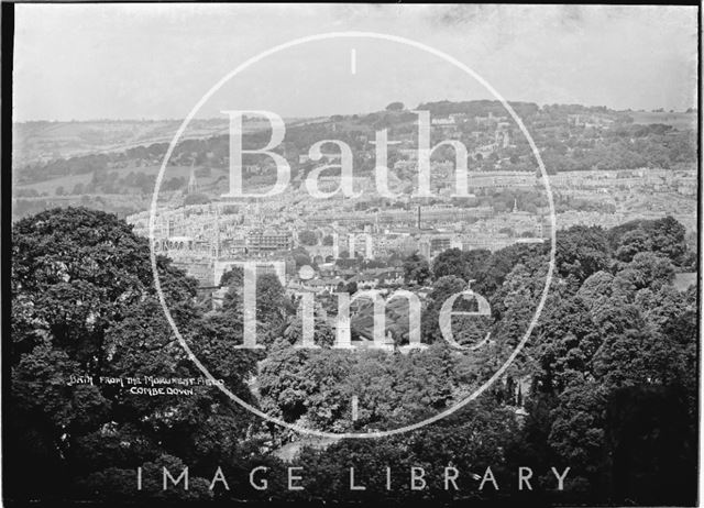 View of Bath from the Monument Field, Combe Down c.1937