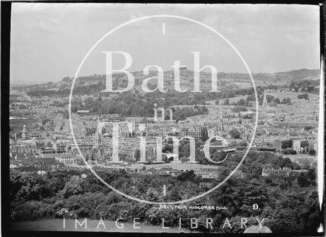 View of Bath from Widcombe Hill, c.1937