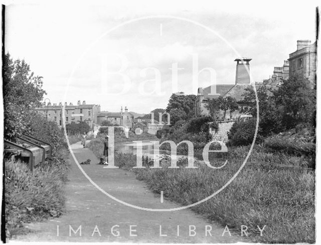 The Kennet and Avon Canal, Sydney Buildings, Bath c.1920