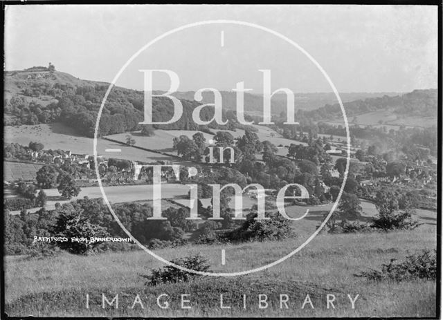 View of Bathford from Bannerdown c.1920s