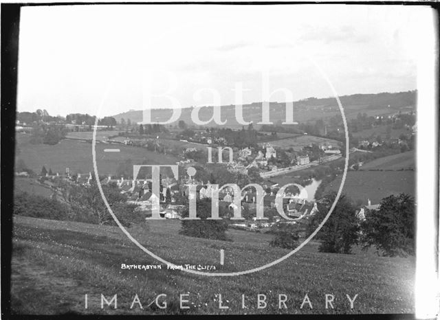 View of Batheaston from the Cliffs c.1908