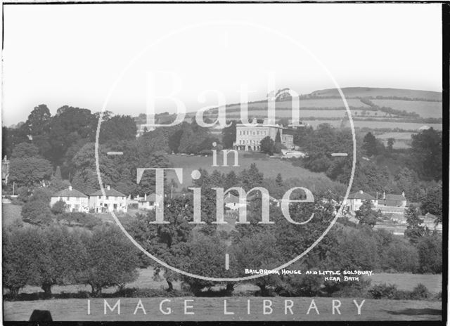 Bailbrook House and Little Solsbury, Batheaston c.1908