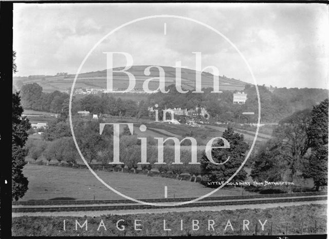 View of Little Solsbury from Bathampton, c.1908