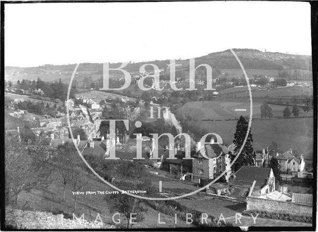 View of Batheaston from the Cliffs c.1908