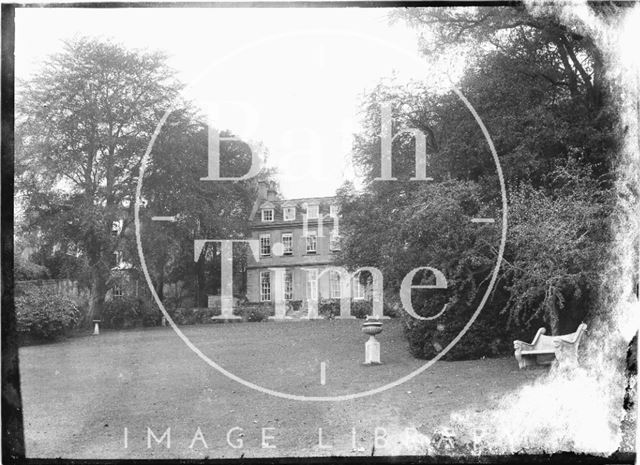 Rear view from the river, Batheaston House, 1922 / 1923