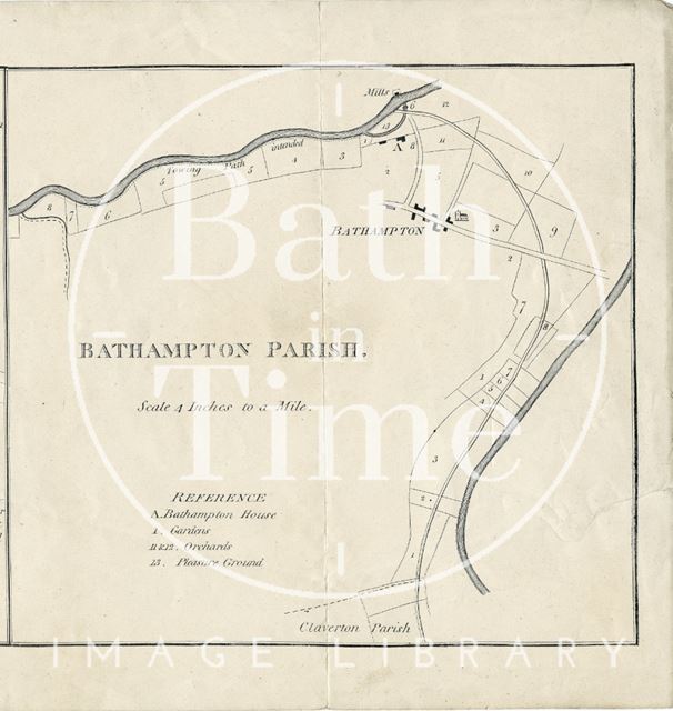 Plan of Bathampton Parish 1794