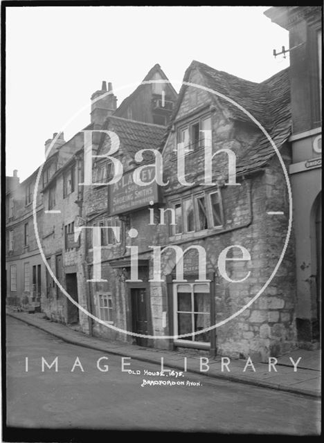 Old House, dated 1675, Bridge Street Bradford on Avon c.1920s